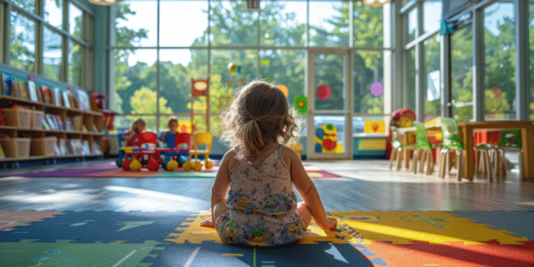 an image showing kids involved in an early learning activities